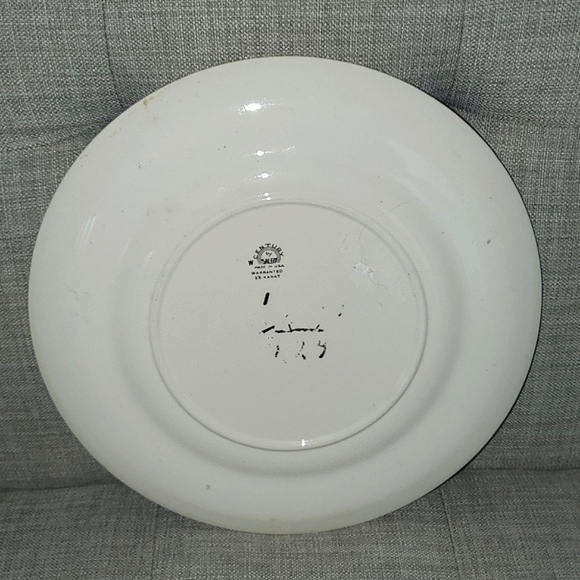 Vtg Century by Salem Godey Ladies Decorative Collector Plate with 23K Gold Trim - Picture 2 of 10